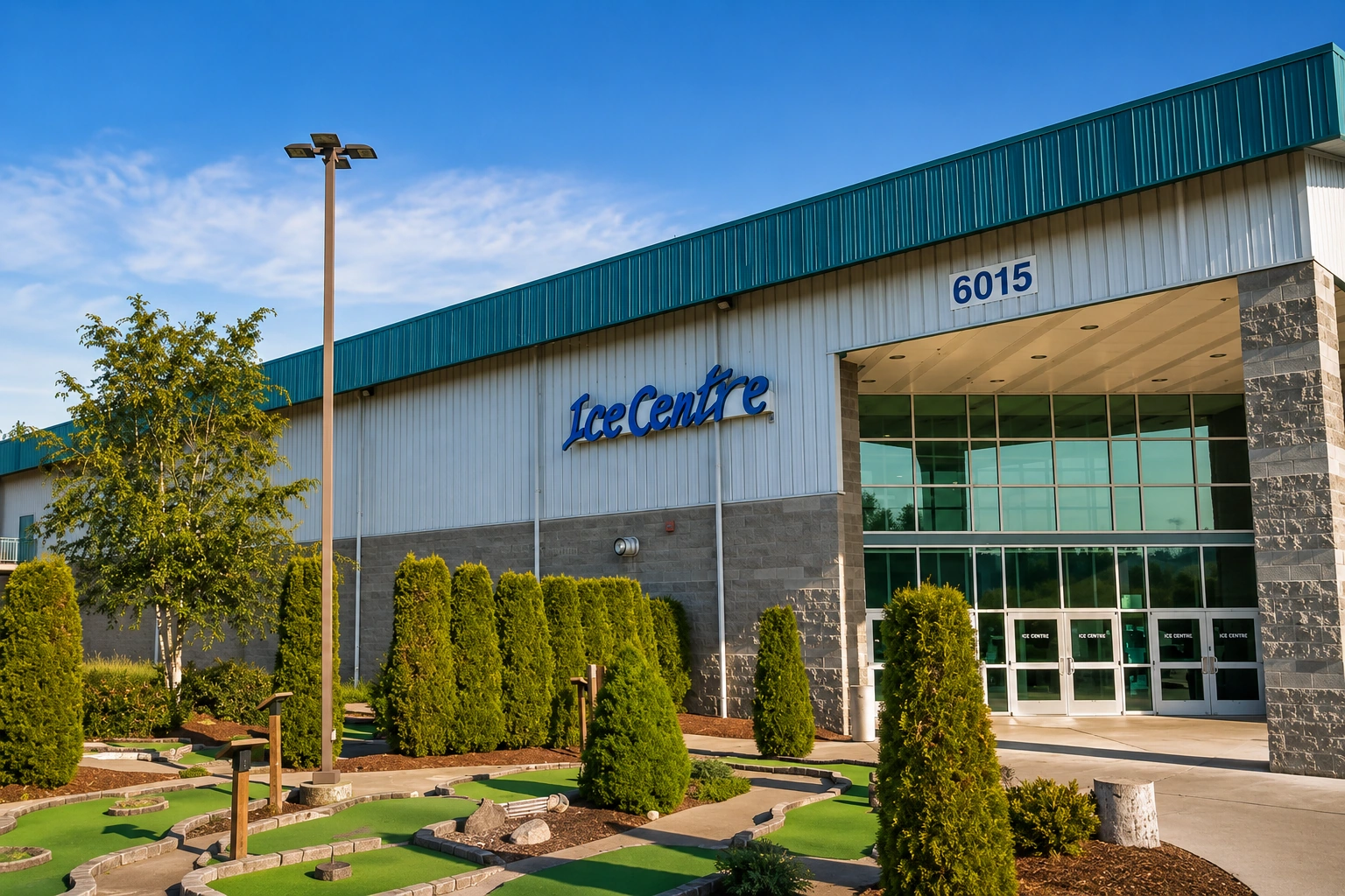 Kent Valley Ice Centre building exterior in Kent, WA